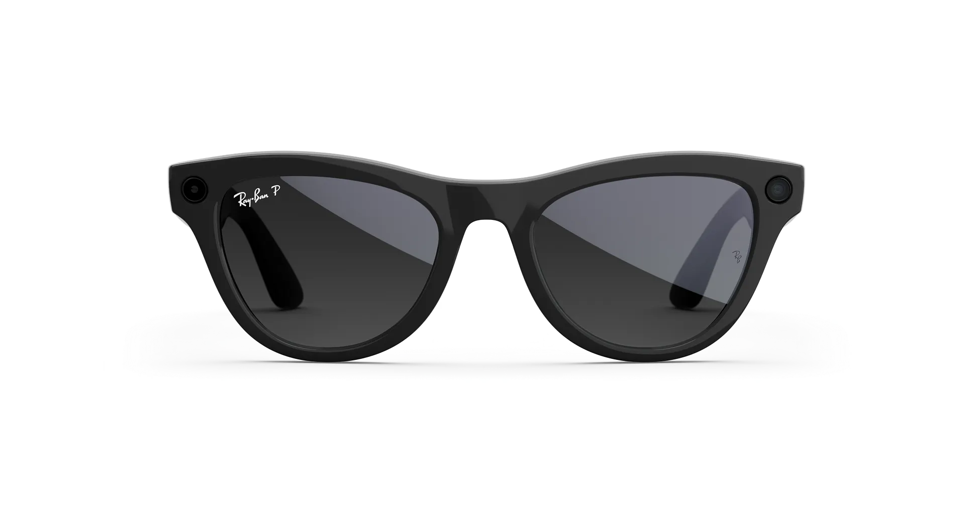 Ray-Ban Meta Skyler (Gen 2) Shiny Black AI Glasses with Polarized Black Lenses - Vaizdas 2