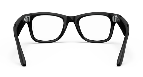 Ray-Ban Meta Wayfarer (Gen 1) Shiny Black AI Glasses with Clear Lenses - Vaizdas 4